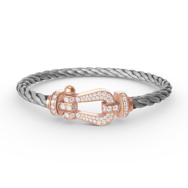 [Glimmer]FORCE LARGE HORSESHOE FULL DIAMOND BRACELET Glimmer GOLD