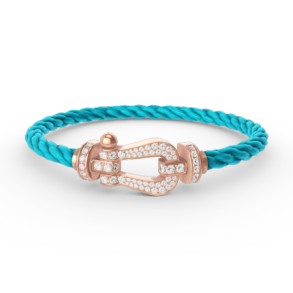 [Glimmer]FORCE LARGE HORSESHOE FULL DIAMOND BRACELET Glimmer GOLD