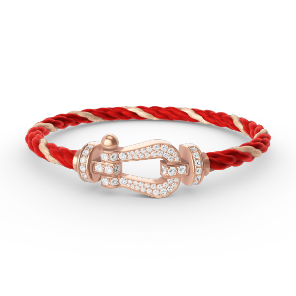 [Glimmer]FORCE LARGE HORSESHOE FULL DIAMOND BRACELET Glimmer GOLD