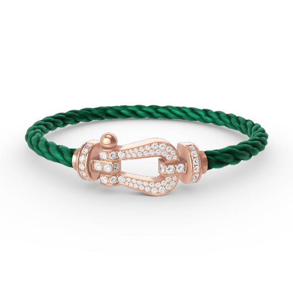 [Glimmer]FORCE LARGE HORSESHOE FULL DIAMOND BRACELET Glimmer GOLD