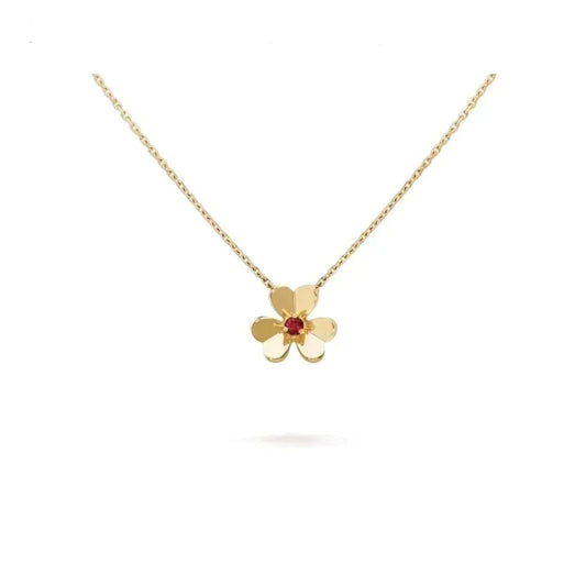 [Glimmer]FRIVOLE GOLD FLOWER NECKLACE