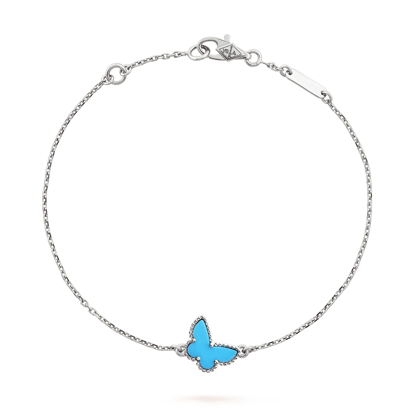 [Glimmer]BUTTERFLY TURQUOISE BUTTERFLY BRACELET SILVER