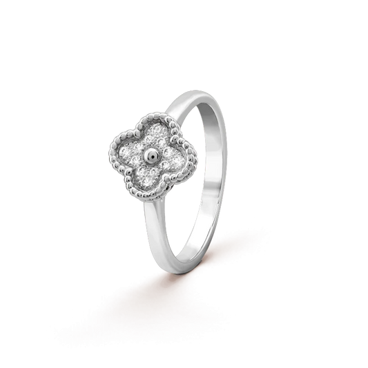 [Glimmer]CLOVER DIAMOND RING