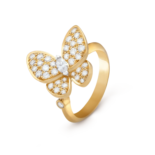 [Glimmer]BUTTERFLY DIAMOND RING