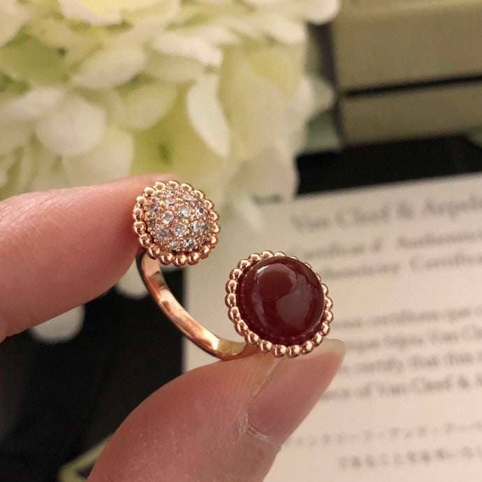 [Glimmer]PERLEE COULEURS DIAMOND Glimmer GOLD BETWEEN THE FINGER RING
