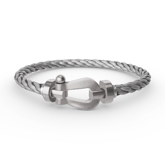 [Glimmer]FORCE LARGE HORSESHOE NO DIAMOND BRACELET SILVER