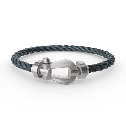 [Glimmer]FORCE LARGE HORSESHOE NO DIAMOND BRACELET SILVER
