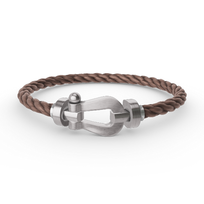 [Glimmer]FORCE LARGE HORSESHOE NO DIAMOND BRACELET SILVER