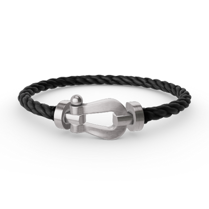 [Glimmer]FORCE LARGE HORSESHOE NO DIAMOND BRACELET SILVER