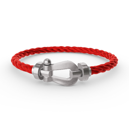 [Glimmer]FORCE LARGE HORSESHOE NO DIAMOND BRACELET SILVER