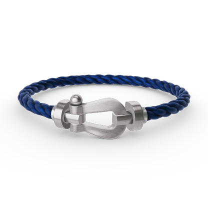 [Glimmer]FORCE LARGE HORSESHOE NO DIAMOND BRACELET SILVER