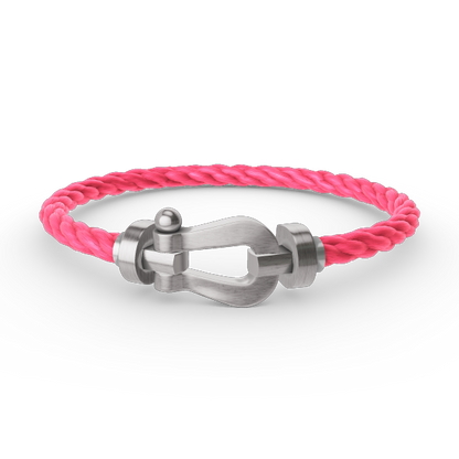 [Glimmer]FORCE LARGE HORSESHOE NO DIAMOND BRACELET SILVER