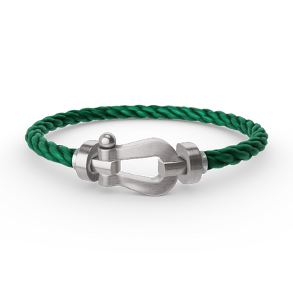 [Glimmer]FORCE LARGE HORSESHOE NO DIAMOND BRACELET SILVER