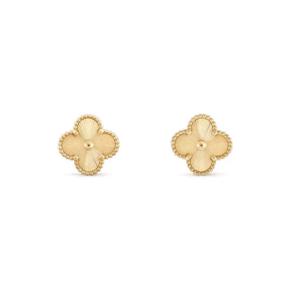 [Glimmer]CLOVER MEDIUM 1 MOTIFS LASER EARRINGS