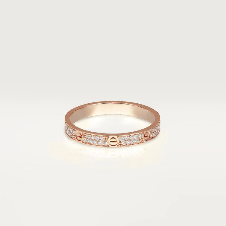 [Glimmer]LOVE RING 2.65MM DIAMOND