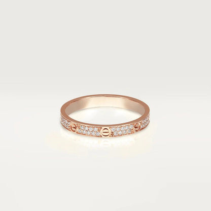 [Glimmer]LOVE RING 2.65MM DIAMOND