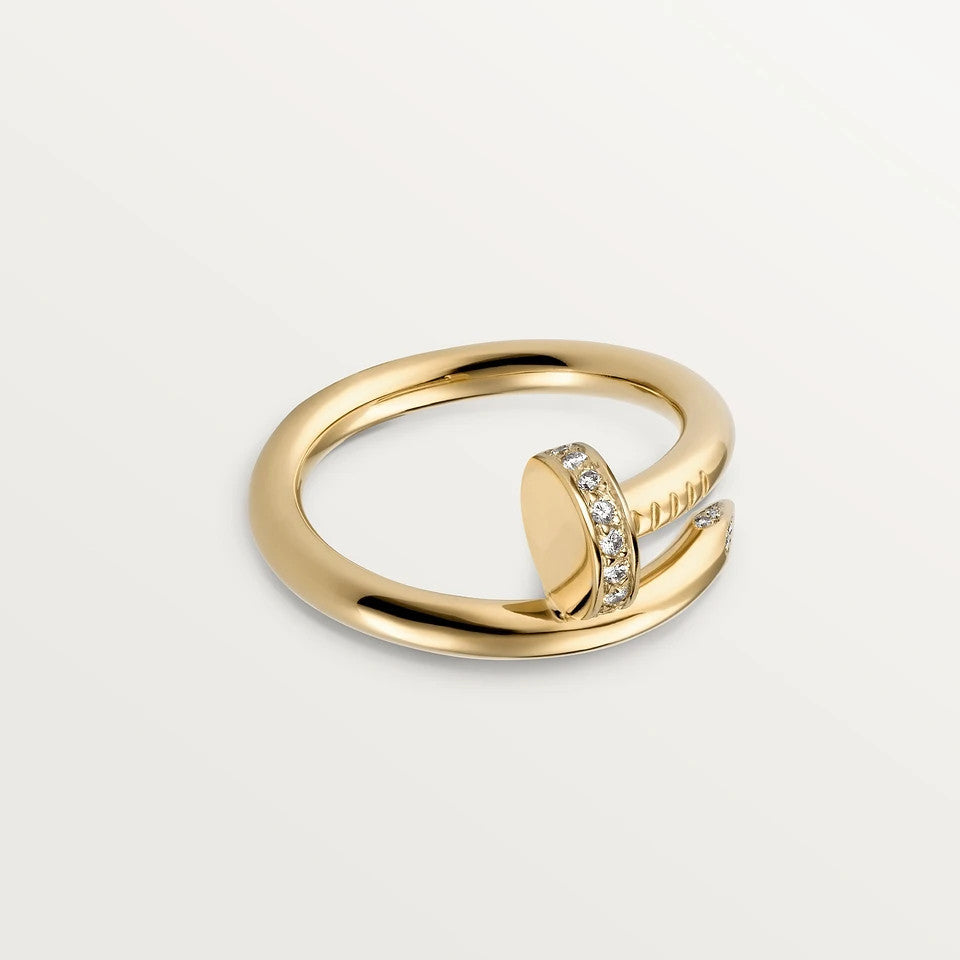 [Glimmer]JUSTE RING 2.65MM GOLD DIAMOND